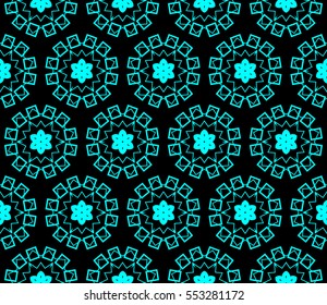 Modern geometric seamless pattern. For design, page fill, wallpaper. Vector illustration