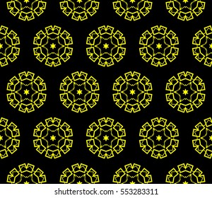 Modern geometric seamless pattern. For design, page fill, wallpaper. Vector illustration