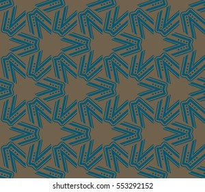 Modern geometric seamless pattern. For design, page fill, wallpaper. Vector illustration