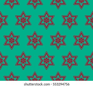 Modern geometric seamless pattern. For design, page fill, wallpaper.Vector illustration