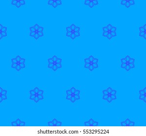 Modern geometric seamless pattern. For design, page fill, wallpaper.Vector illustration