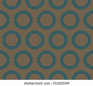 Modern geometric seamless pattern. For design, page fill, wallpaper. Vector illustration