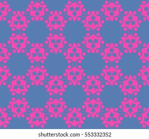 Modern geometric seamless pattern. For design, page fill, wallpaper.Vector illustration