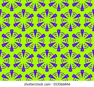 Modern geometric seamless pattern. For design, page fill, wallpaper. Vector illustration