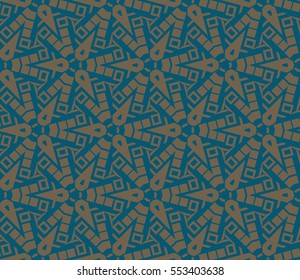 Modern geometric seamless pattern. For design, page fill, wallpaper. Vector illustration