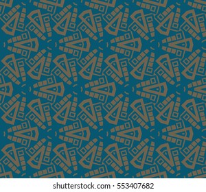 Modern geometric seamless pattern. For design, page fill, wallpaper. Vector illustration