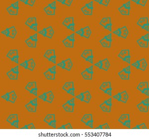 Modern geometric seamless pattern. For design, page fill, wallpaper.Vector illustration