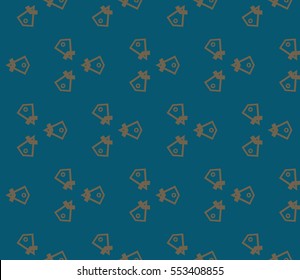 Modern geometric seamless pattern. For design, page fill, wallpaper. Vector illustration