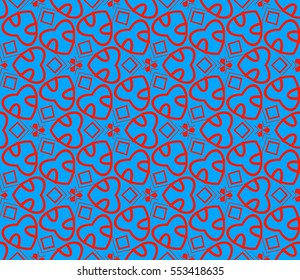Modern geometric seamless pattern. For design, page fill, wallpaper.Vector illustration