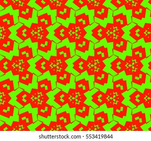 Modern geometric seamless pattern. For design, page fill, wallpaper.Vector illustration