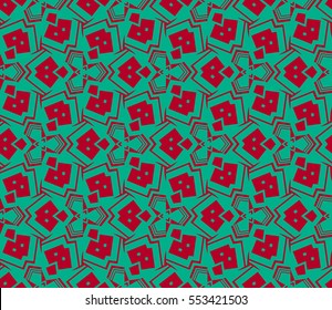 Modern geometric seamless pattern. For design, page fill, wallpaper.Vector illustration