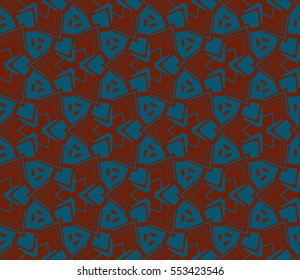 Modern geometric seamless pattern. For design, page fill, wallpaper.Vector illustration
