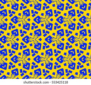 Modern geometric seamless pattern. For design, page fill, wallpaper.Vector illustration