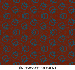 Modern geometric seamless pattern. For design, page fill, wallpaper.Vector illustration