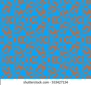 Modern geometric seamless pattern. For design, page fill, wallpaper. Vector illustration