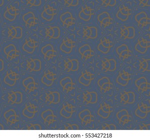 Modern geometric seamless pattern. For design, page fill, wallpaper. Vector illustration