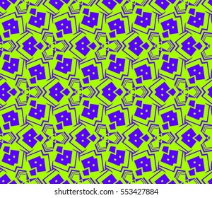 Modern geometric seamless pattern. For design, page fill, wallpaper. Vector illustration