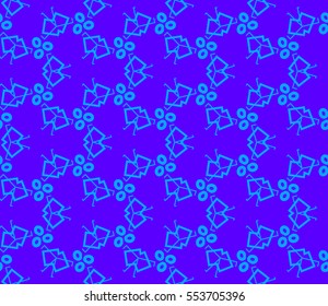 Modern geometric seamless pattern. For design, page fill, wallpaper. Vector illustration