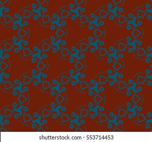 Modern geometric seamless pattern. For design, page fill, wallpaper.Vector illustration