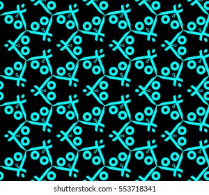 Modern geometric seamless pattern. For design, page fill, wallpaper.Vector illustration