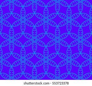 Modern geometric seamless pattern. For design, page fill, wallpaper. Vector illustration
