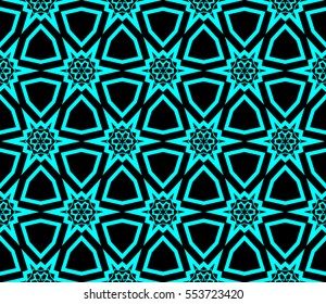 Modern geometric seamless pattern. For design, page fill, wallpaper.Vector illustration
