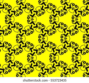 Modern geometric seamless pattern. For design, page fill, wallpaper.Vector illustration