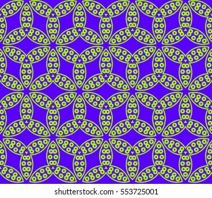 Modern geometric seamless pattern. For design, page fill, wallpaper. Vector illustration