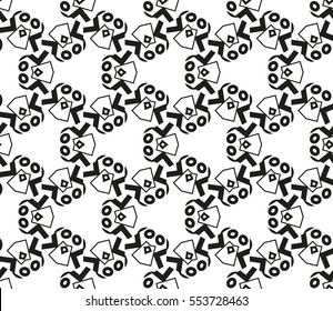 Modern geometric seamless pattern. For design, page fill, wallpaper. Vector illustration