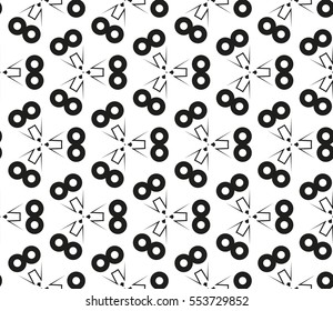 Modern geometric seamless pattern. For design, page fill, wallpaper. Vector illustration