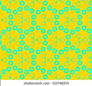 Modern geometric seamless pattern. For design, page fill, wallpaper.Vector illustration