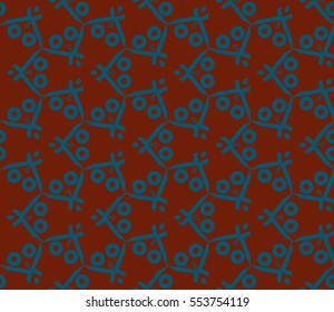 Modern geometric seamless pattern. For design, page fill, wallpaper.Vector illustration