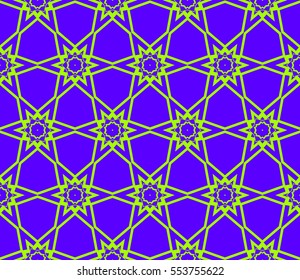 Modern geometric seamless pattern. For design, page fill, wallpaper. Vector illustration