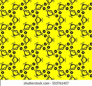 Modern geometric seamless pattern. For design, page fill, wallpaper.Vector illustration