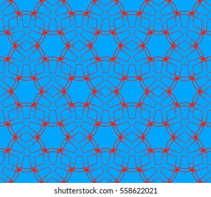 Modern geometric seamless pattern. For design, page fill, wallpaper. Vector illustration