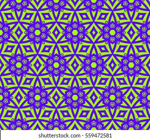 Modern geometric seamless pattern. For design, page fill, wallpaper.Vector illustration