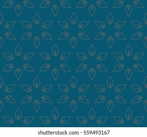 Modern geometric seamless pattern. For design, page fill, wallpaper. Vector illustration