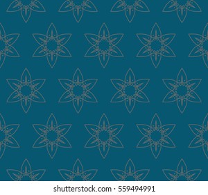 Modern geometric seamless pattern. For design, page fill, wallpaper. Vector illustration