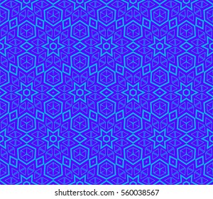 Modern geometric seamless pattern. For design, page fill, wallpaper. Vector illustration