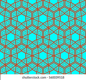 Modern geometric seamless pattern. For design, page fill, wallpaper.. Vector illustration