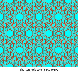 Modern geometric seamless pattern. For design, page fill, wallpaper.. Vector illustration