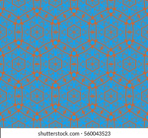 Modern geometric seamless pattern. For design, page fill, wallpaper.. Vector illustration
