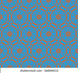 Modern geometric seamless pattern. For design, page fill, wallpaper.. Vector illustration
