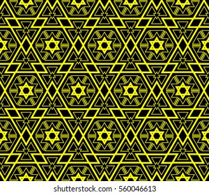 Modern geometric seamless pattern. For design, page fill, wallpaper. Vector illustration