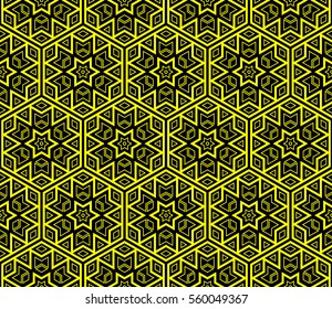 Modern geometric seamless pattern. For design, page fill, wallpaper. Vector illustration