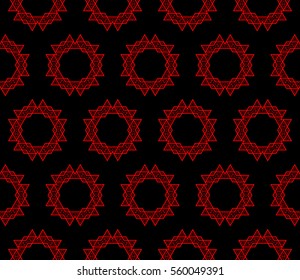 Modern geometric seamless pattern. For design, page fill, wallpaper. Vector illustration