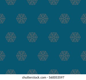 Modern geometric seamless pattern. For design, page fill, wallpaper. Vector illustration