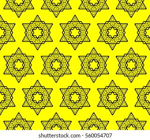 Modern geometric seamless pattern. For design, page fill, wallpaper. Vector illustration