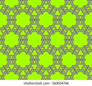 Modern geometric seamless pattern. For design, page fill, wallpaper.. Vector illustration