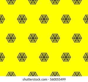Modern geometric seamless pattern. For design, page fill, wallpaper. Vector illustration